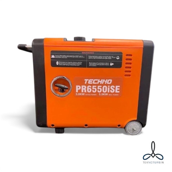موتوربرق بنزینی 5.5 کیلووات سایلنت تکنو مدل PR6500iSE - Image 3